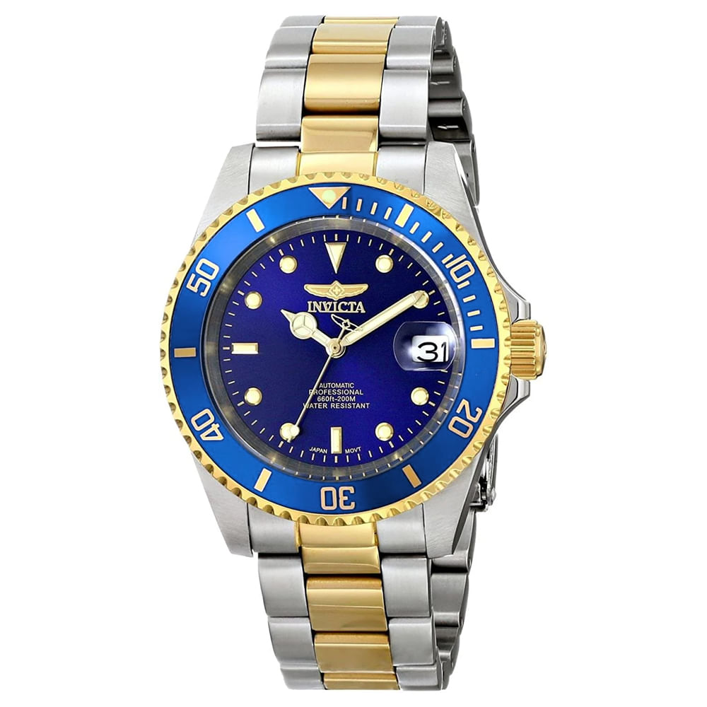 Reloj Invicta Pro Diver 8928OB Automático Fecha Acero Inoxidable Dial Azul