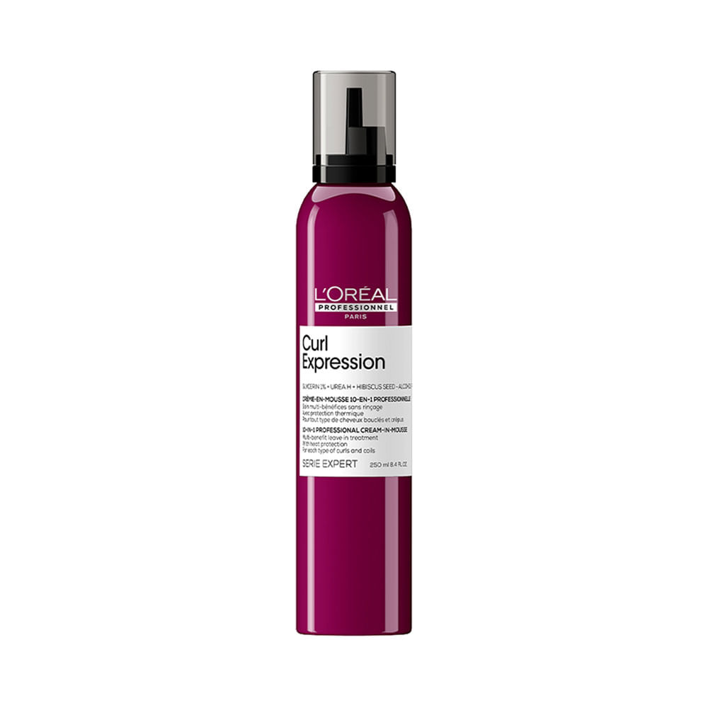 Mousse 10-en-1 L'Oréal Professionnel Curl Expression Espuma para definir rizos 250 ml