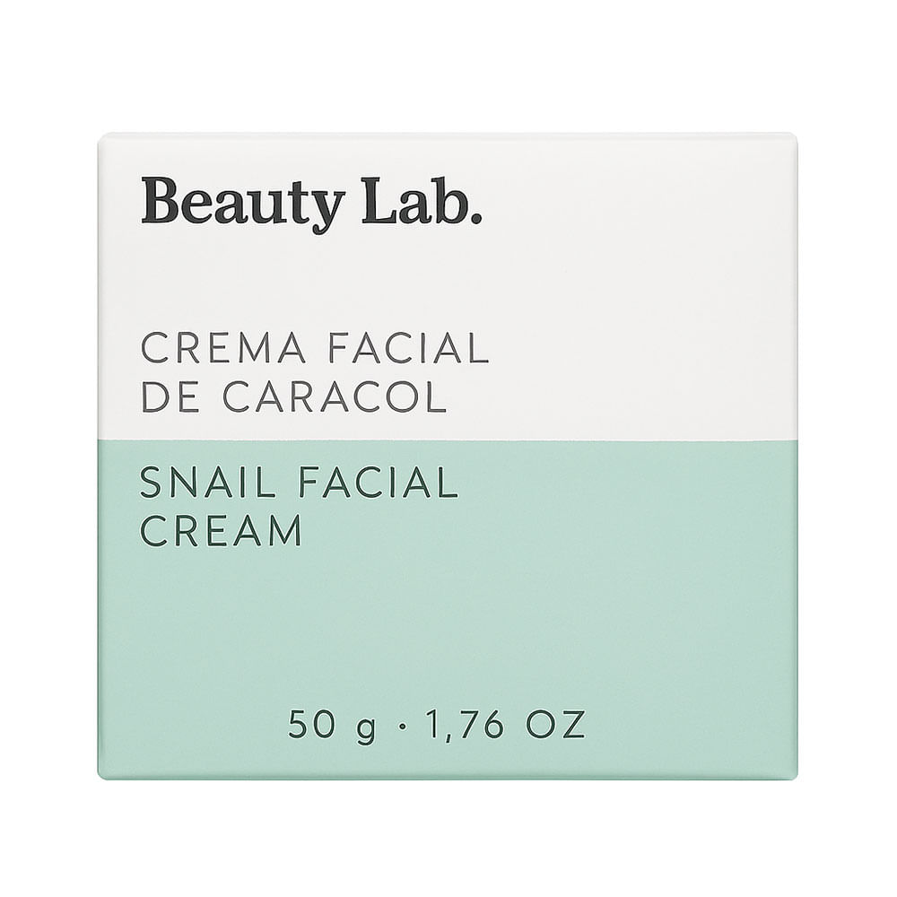 Crema facial Hidratante Beauty Lab Mucina de Caracol 50 g