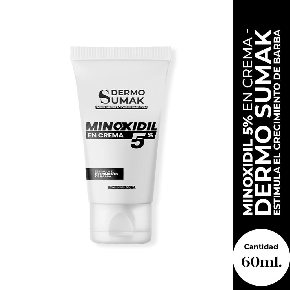 Minoxidil 5% en Crema Para Barba 60Gr Dermo Sumak