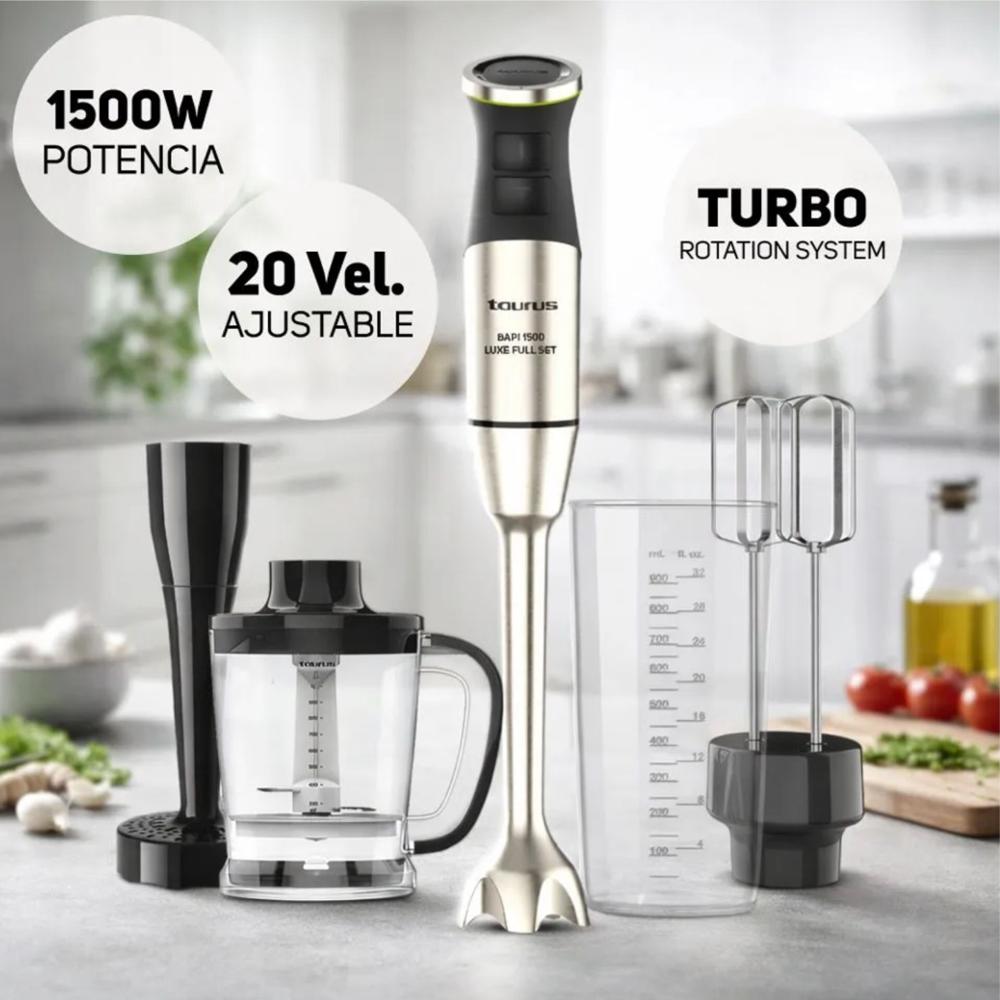 Batidora Bapi 1500 Luxe Full Set Multifuncion Cocina