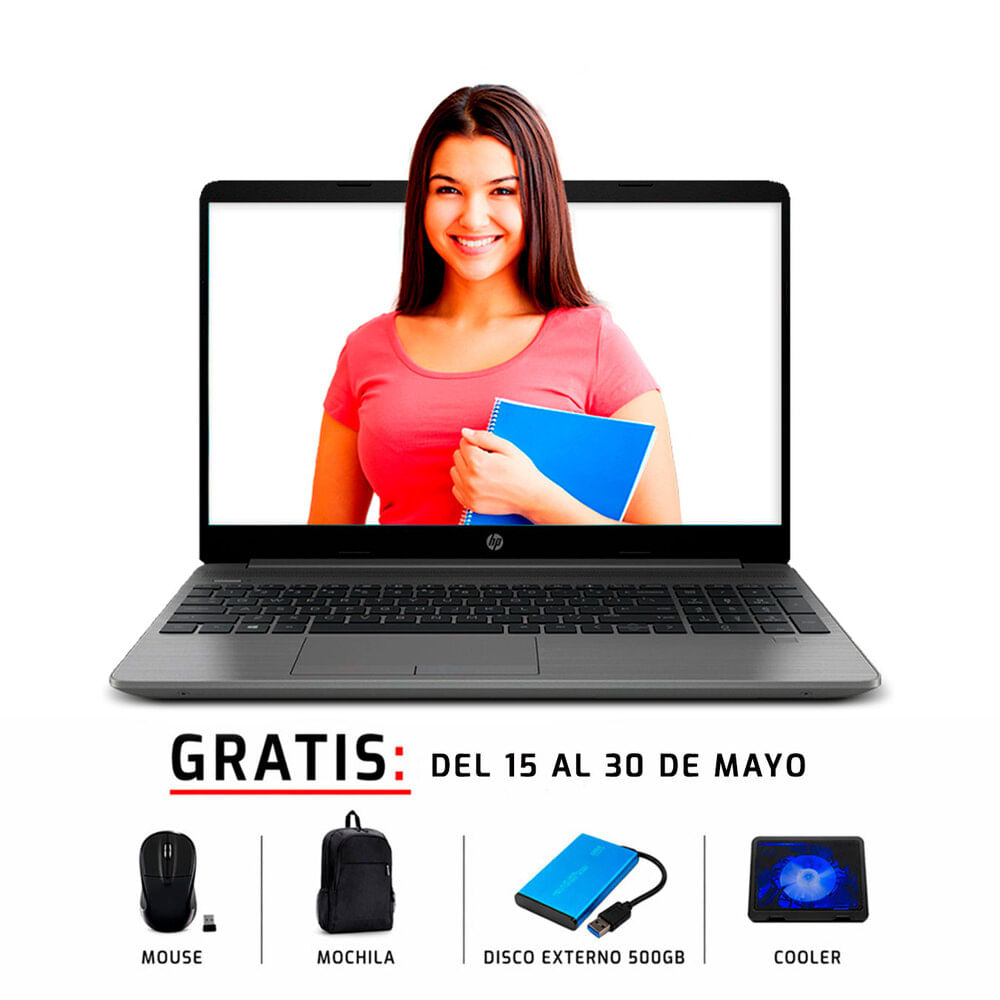 Laptop HP 250 G10 15.6'' Core i3 N305 16GB 500GB MIPCLISTA - MI PC LISTA