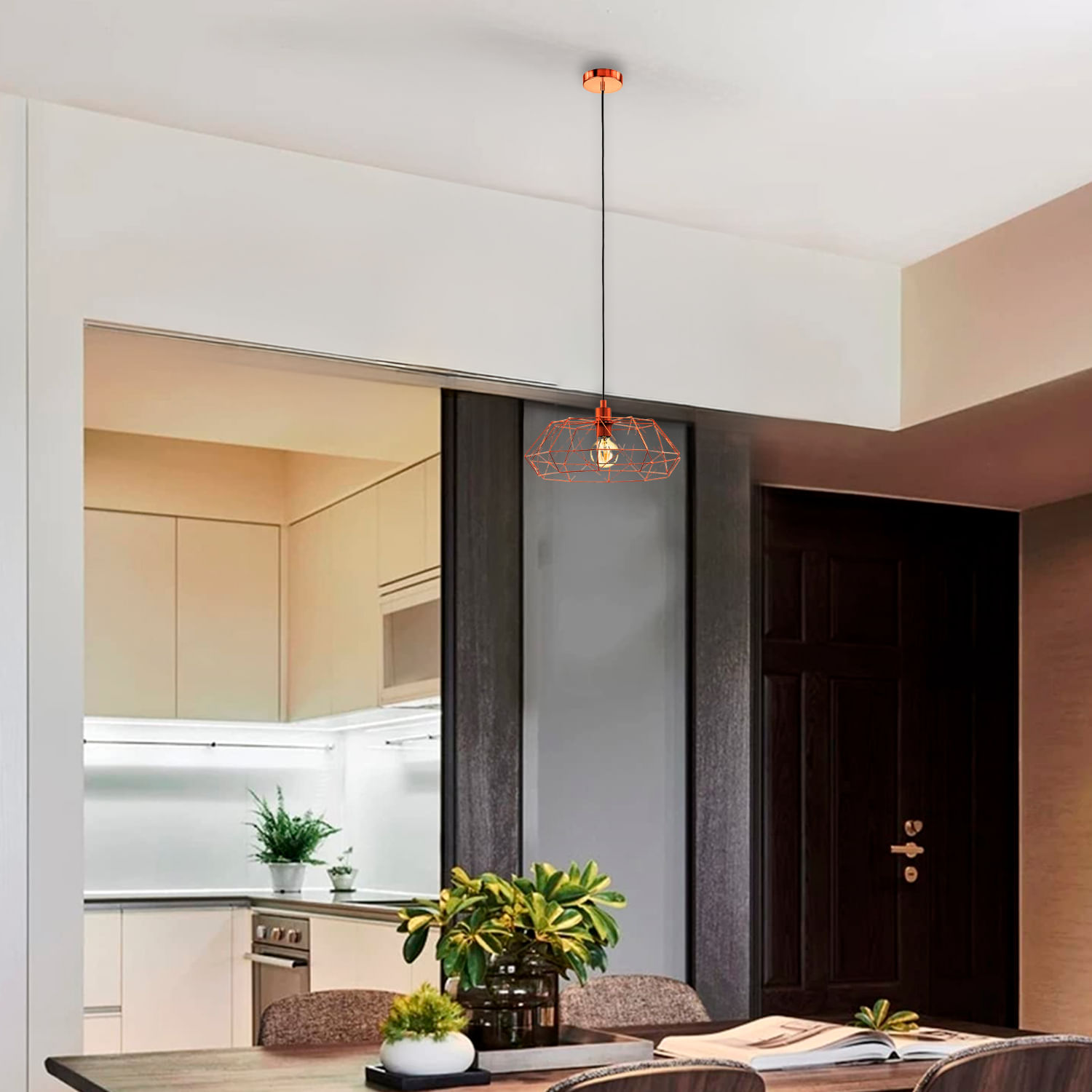 Lámpara Colgante Eglo Carlton2 E27 1X6W