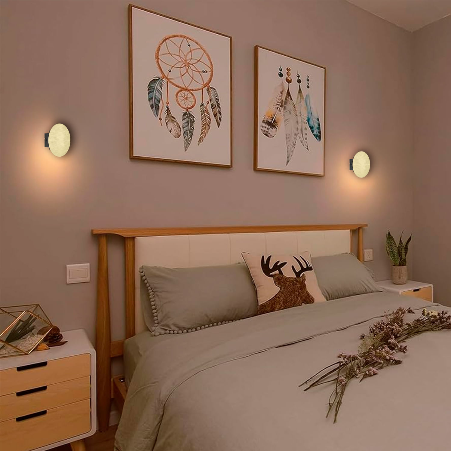 Lámpara Pared Eglo Talamello 1X4W
