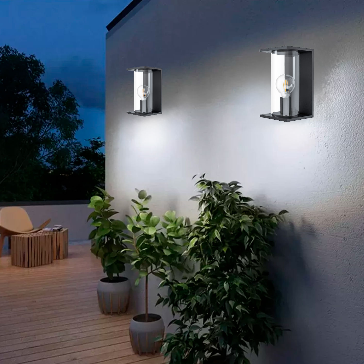 Lámpara Pared Eglo Cascinetta 1X40W
