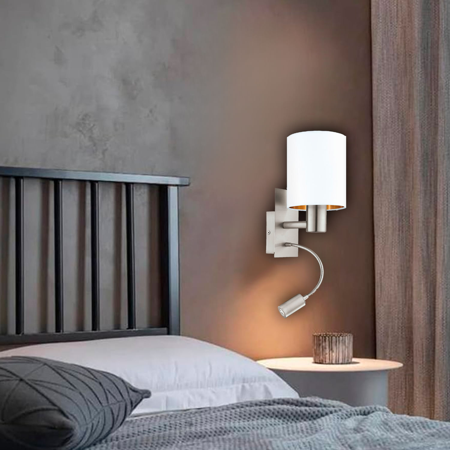 Aplique Eglo Pasteri  Blanco Cobre