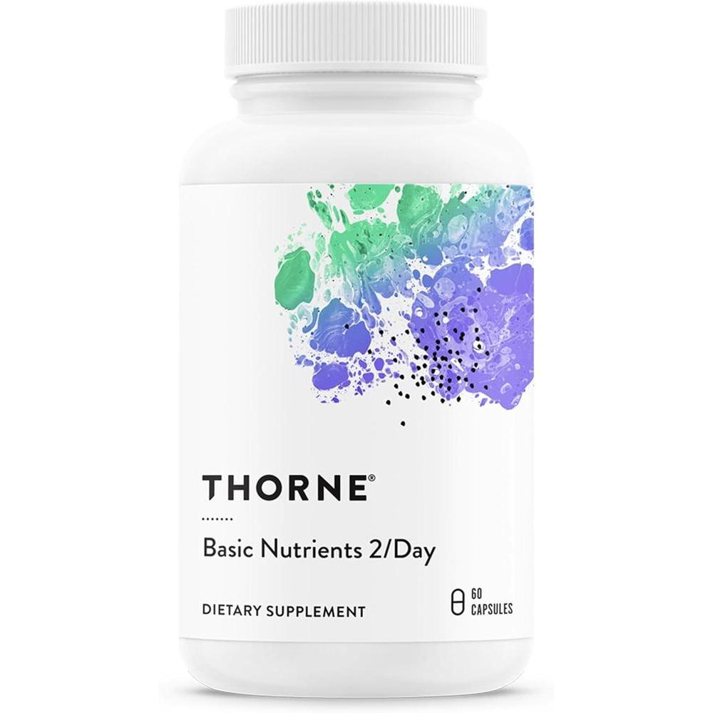 THORNE Multivitamínico diario sin gluten, lácteos y soja, alta absorción