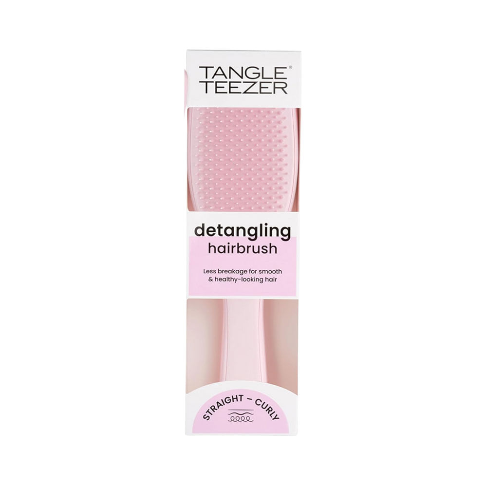 Cepillo Tangle Teezer Detangling Hairbrush Rosado para cabello rizado