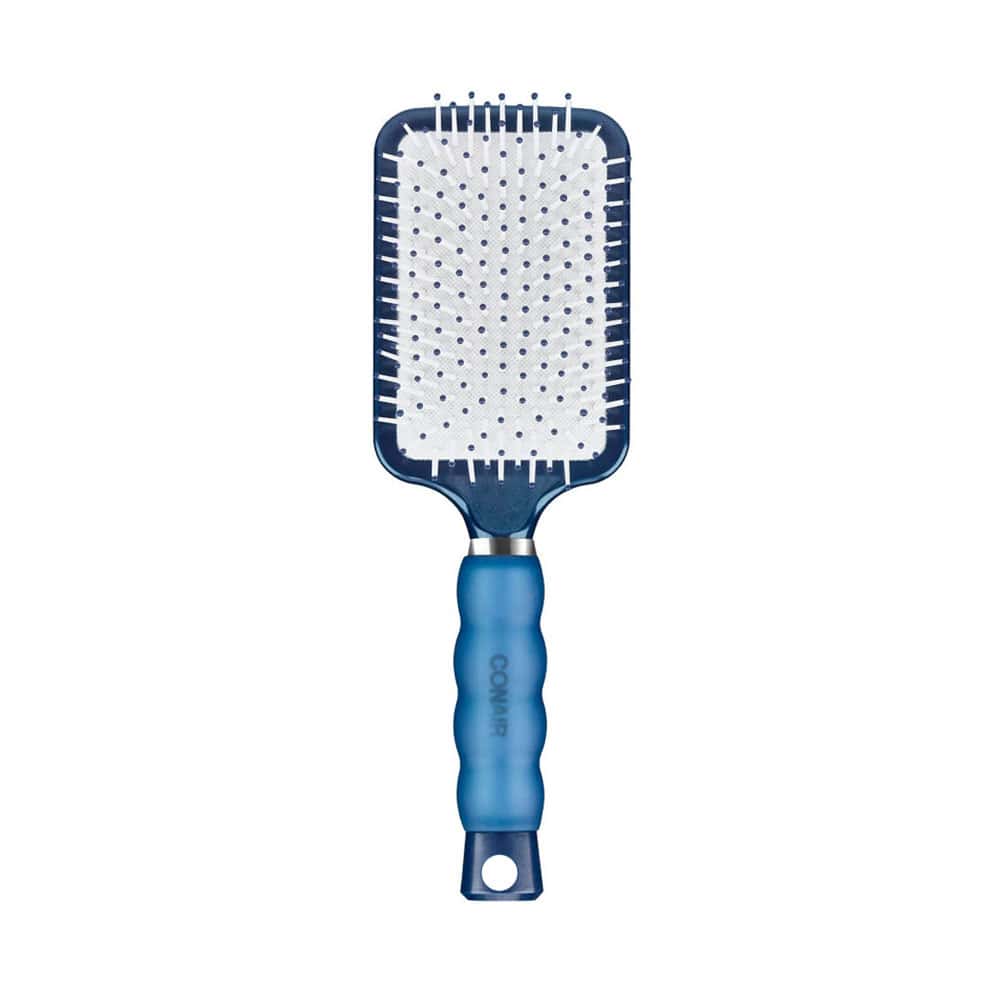 Cepillo para cabello plano Conair Gel Grip con mango de gel