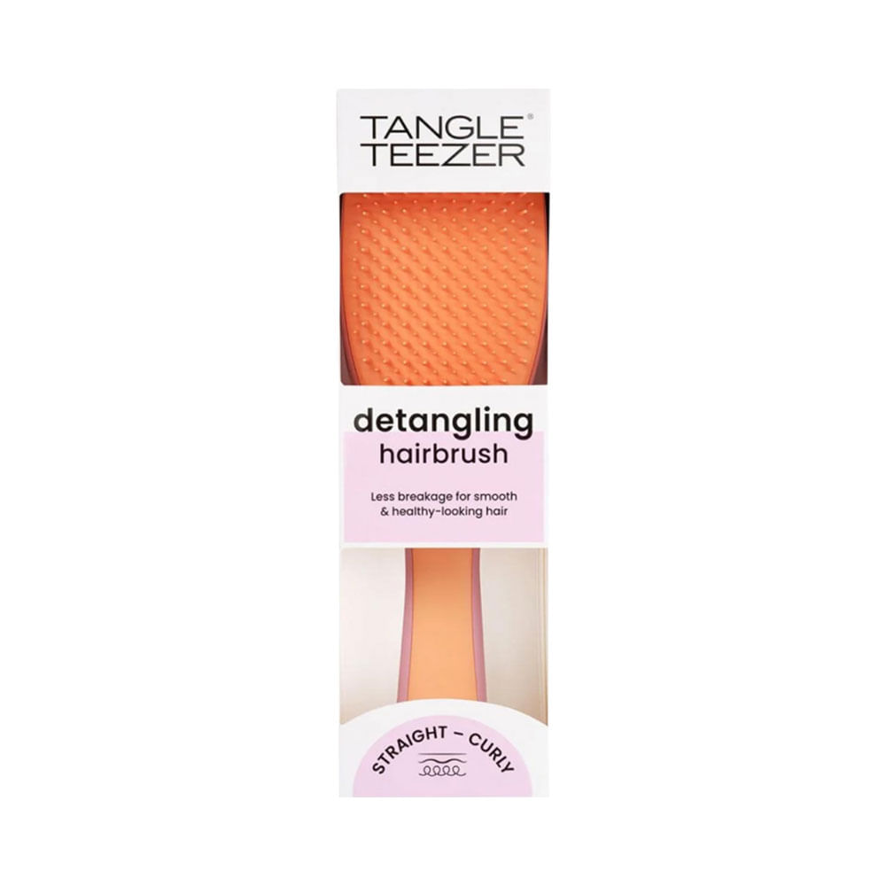 Cepillo Tangle Teezer Detangling Hairbrush Naranja para cabello rizado