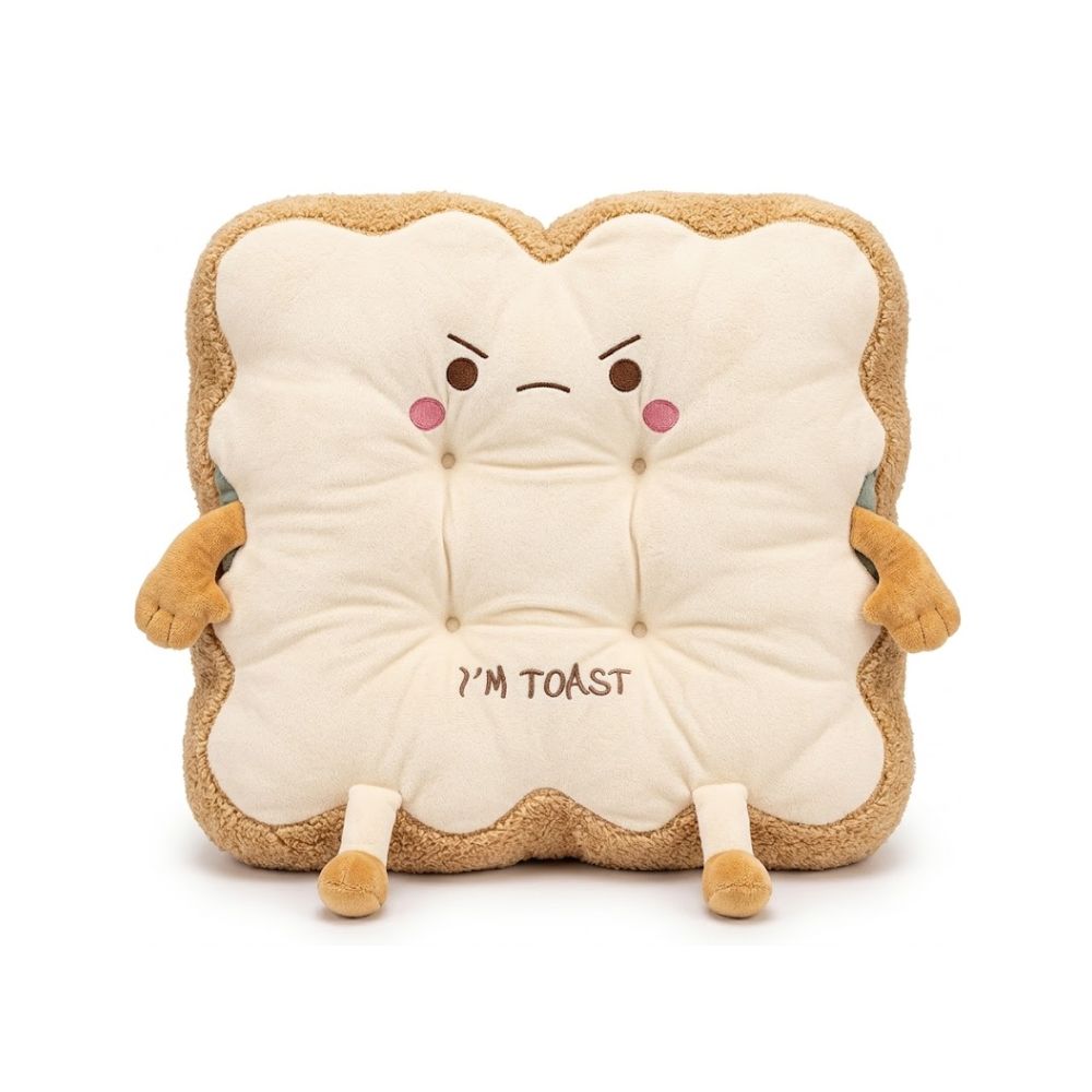 Cojin de Silla de Tostada Enojada Con Manitos I'm Toast