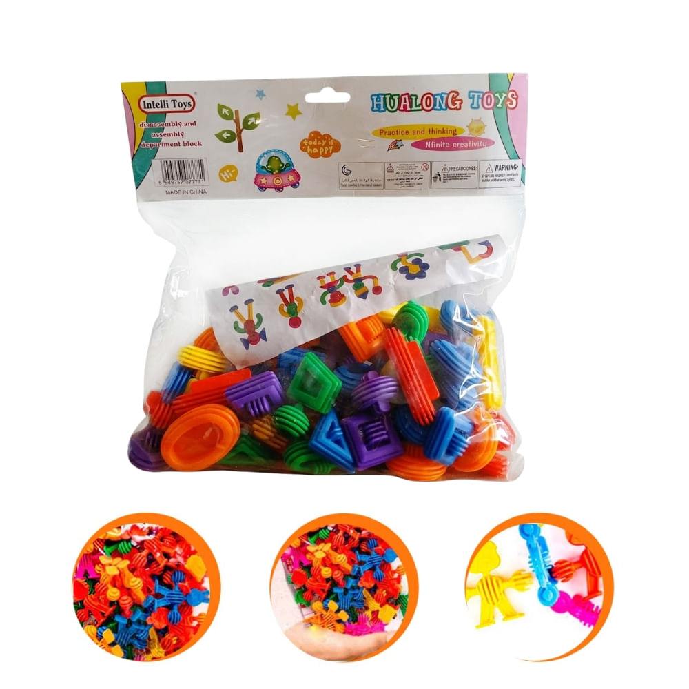 Bloques Flexiformas Juguete Didactico Multicolor