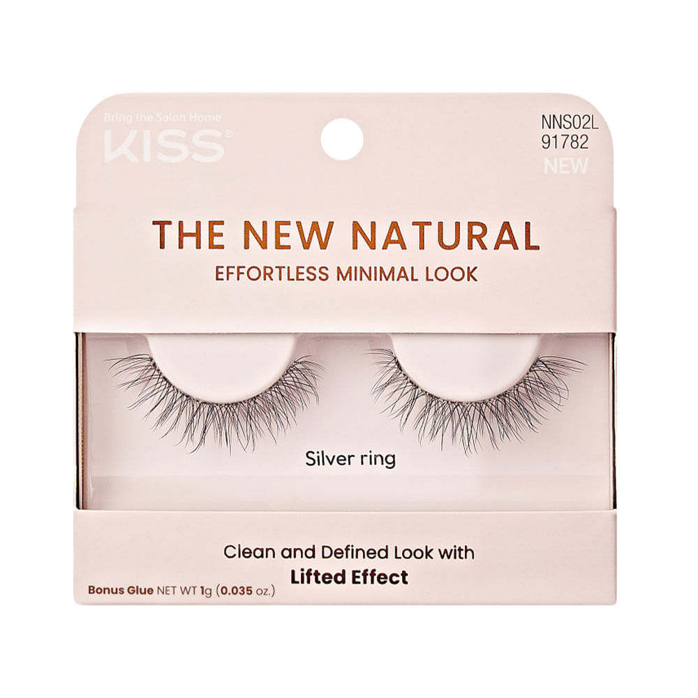 Pestañas postizas Kiss The New Natural Silver Ring