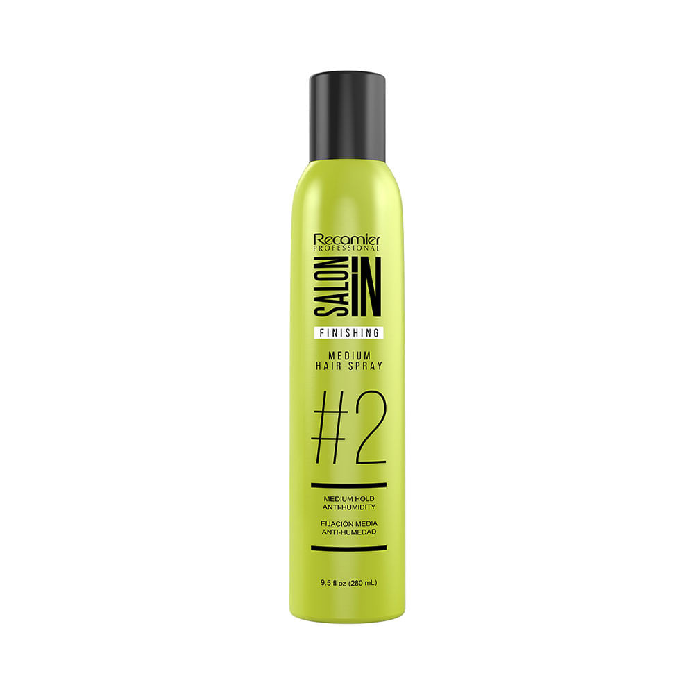 Laca fijadora Recamier Salon In Media Hair Spray #2 Anti-Humedad y Anti-Frizz 280 ml