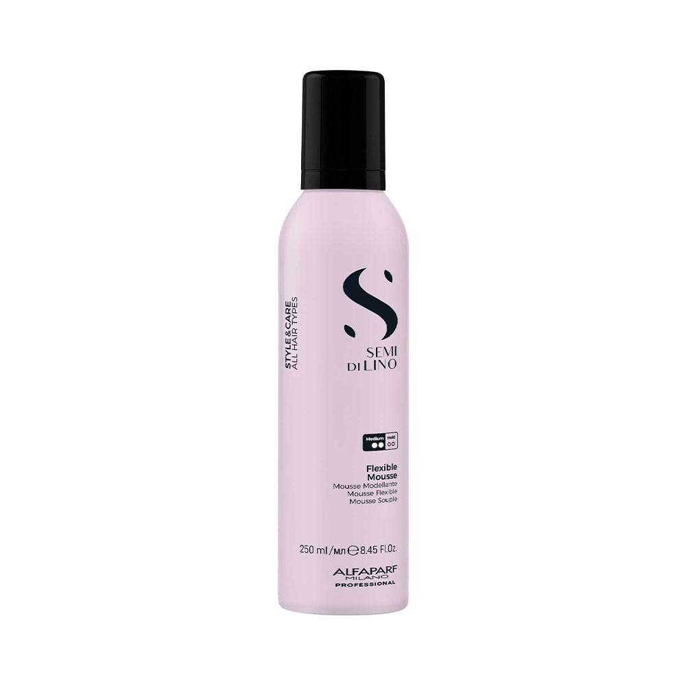 Espuma modeladora Alfaparf Semi Di Lino Flexible Mousse fijador de cabello 250 ml