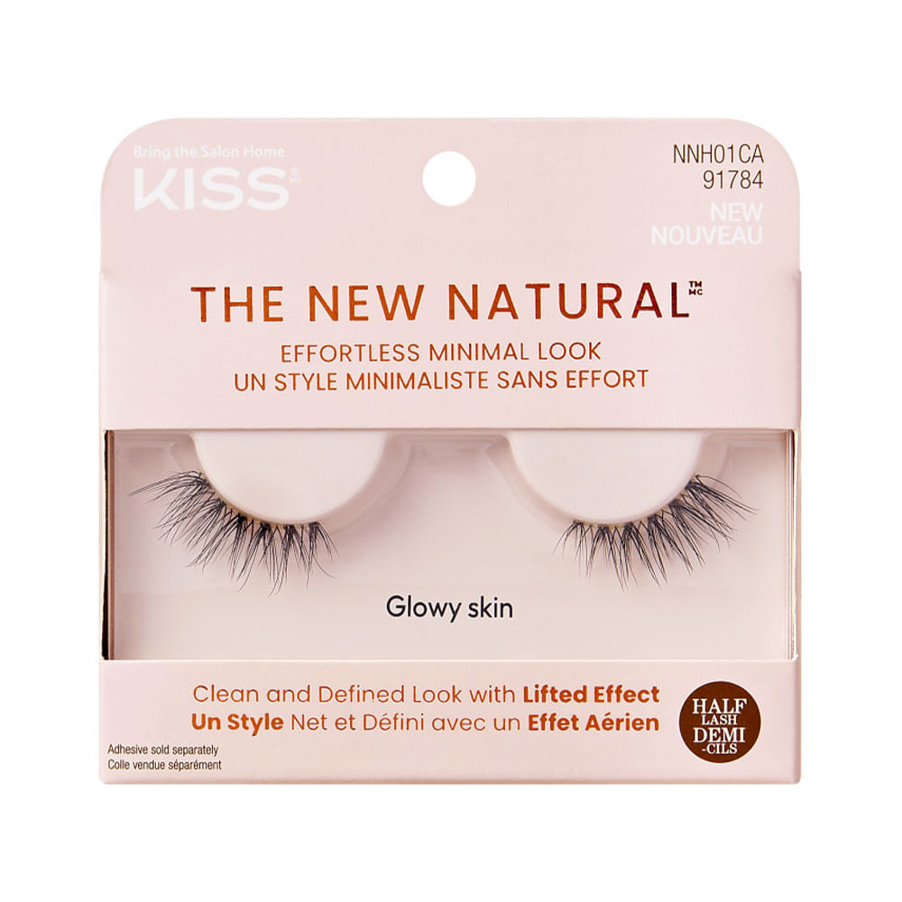 Pestañas postizas Kiss The New Natural Glowy Skin