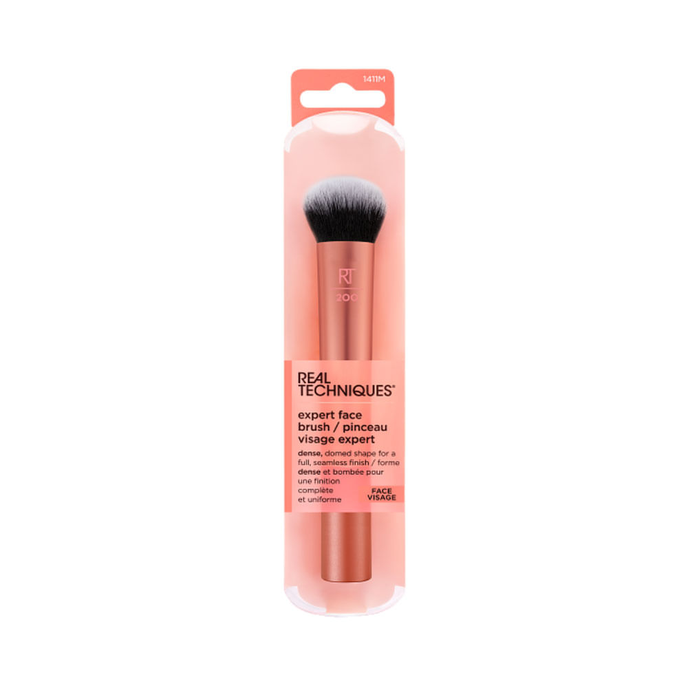 Brocha de maquillaje Real Techniques 200 Expert Face para bases líquidas y en crema