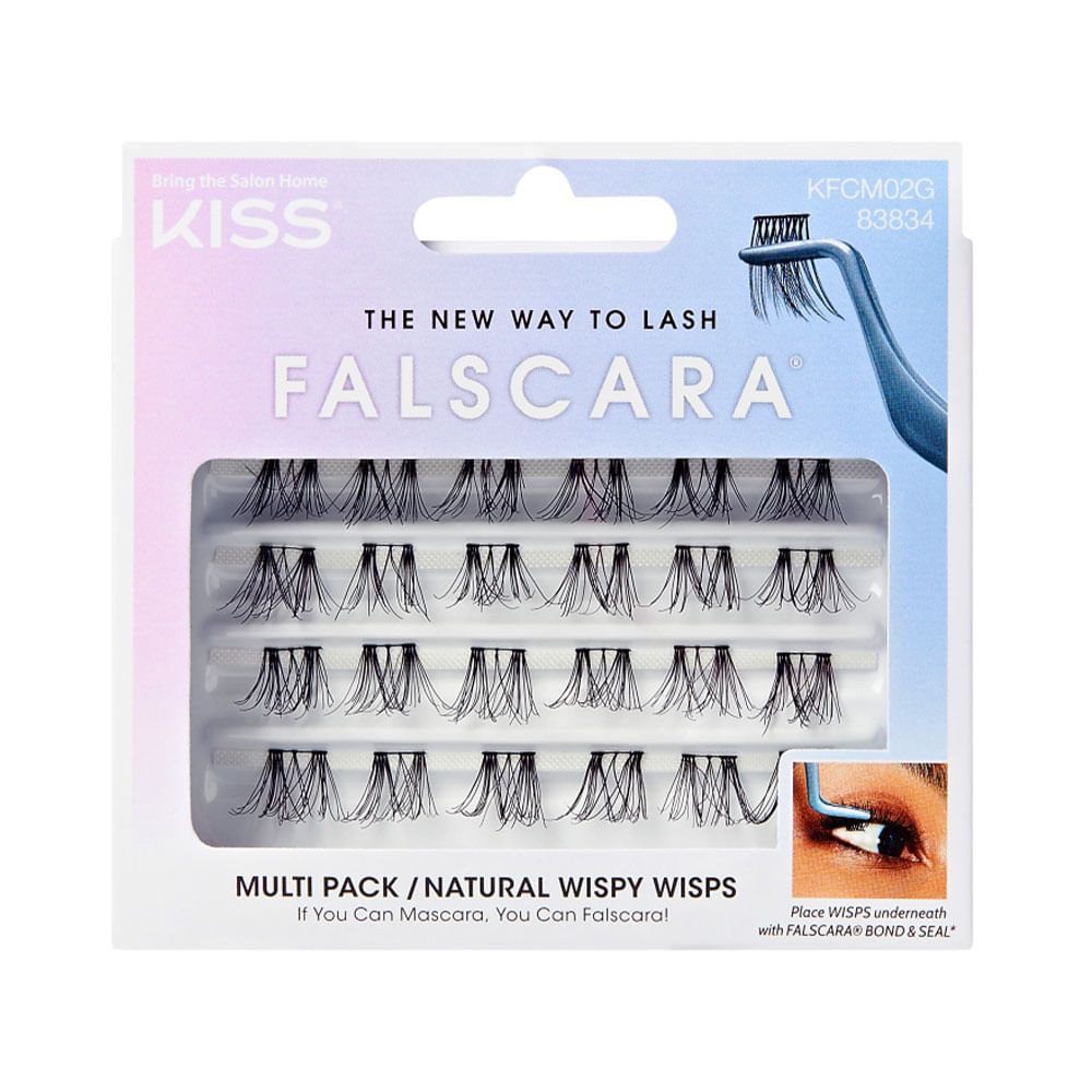 Pestañas postizasKiss Falscara Multi Pack Natural Wispy Wisps
