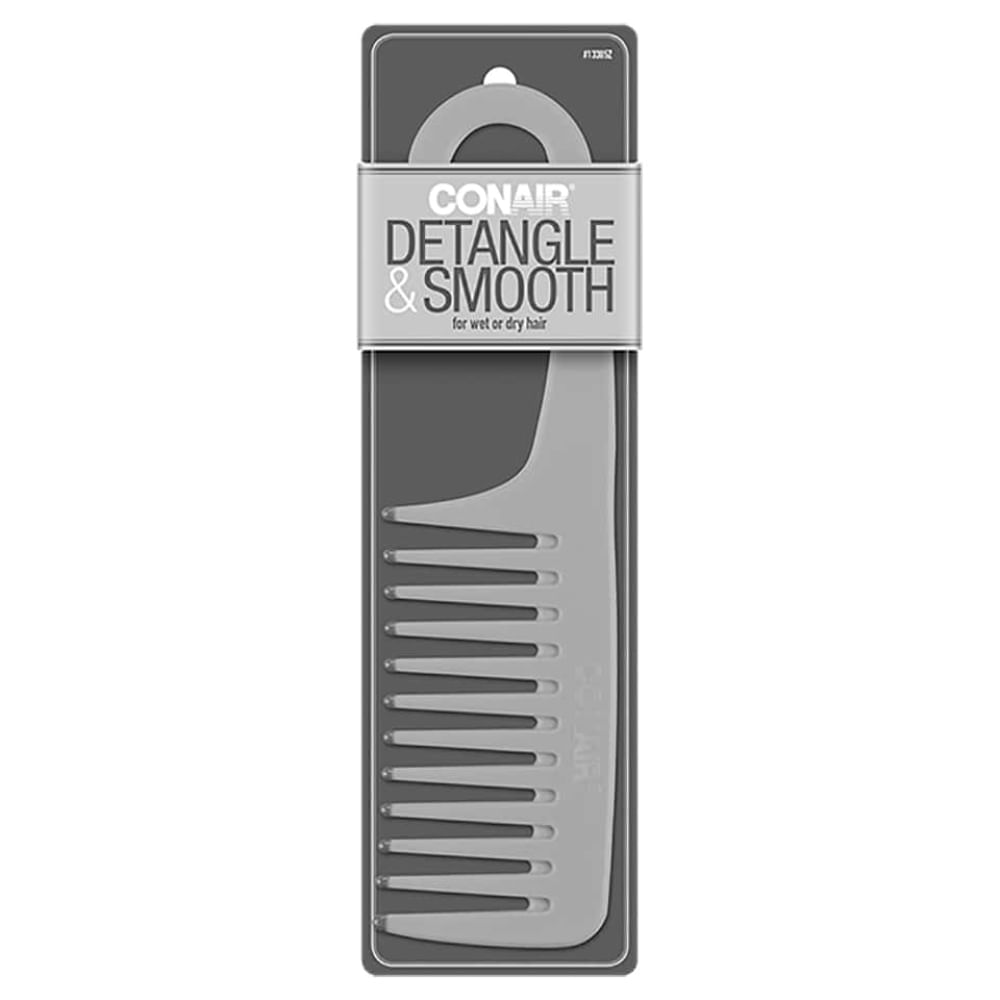Peine Conair Detangle & Smooth de dientes anchos para ducha