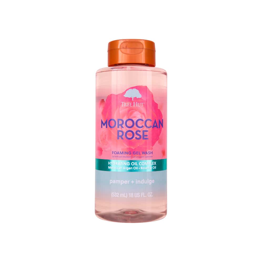Gel de baño corporal Tree Hut Moroccan Rose 532 ml