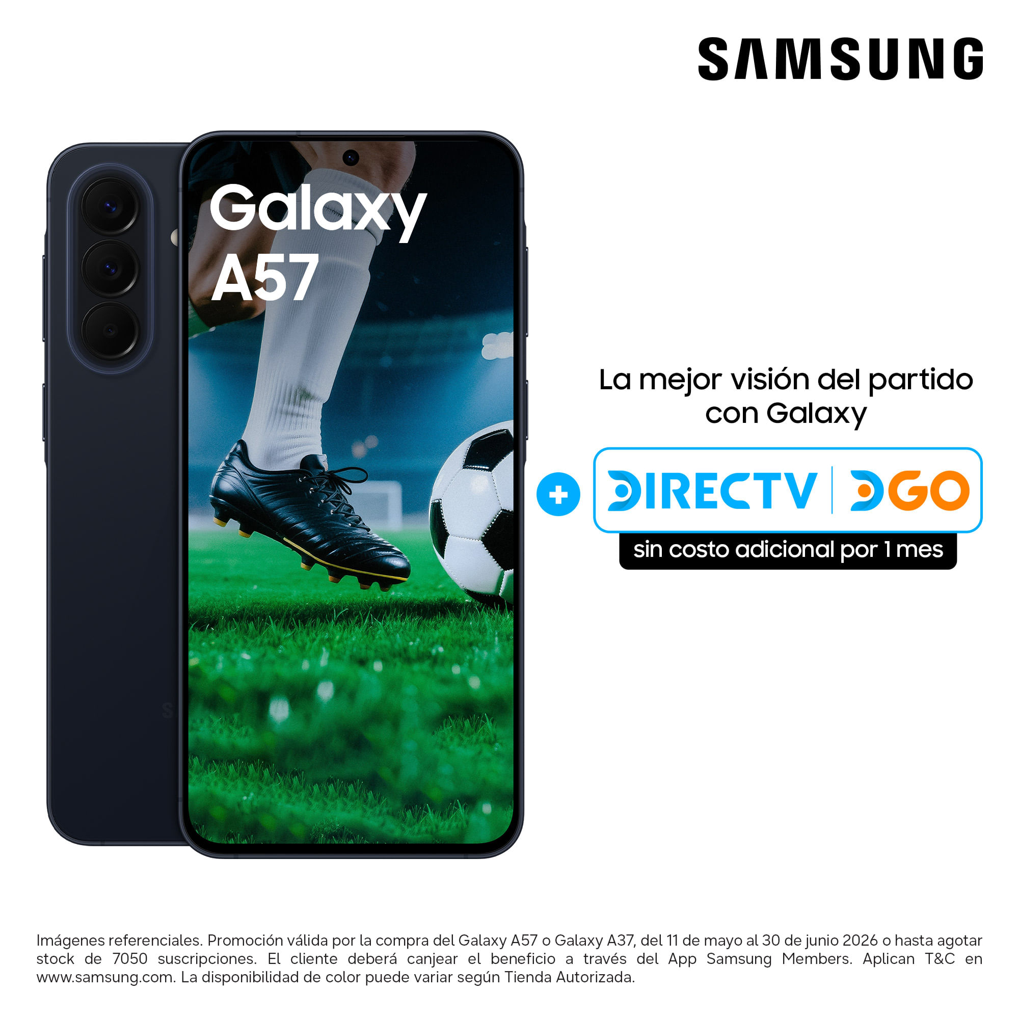 Smartphone SAMSUNG Galaxy A57 6.7"" 8GB 256GB 50 MP Dark Blue