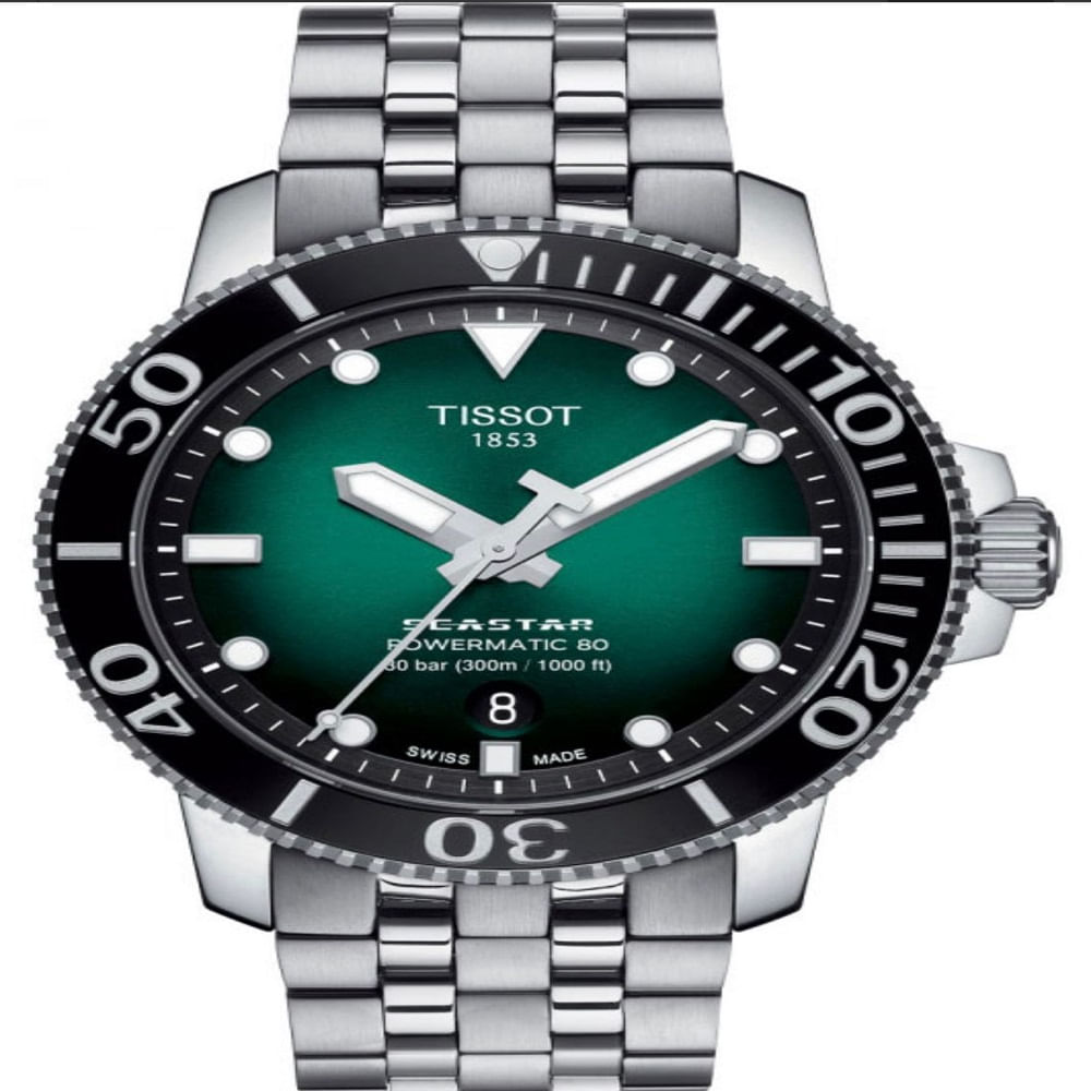 RELOJ SEASTAR 1000 AUTOMATICO VERDE POWERMATIC 80