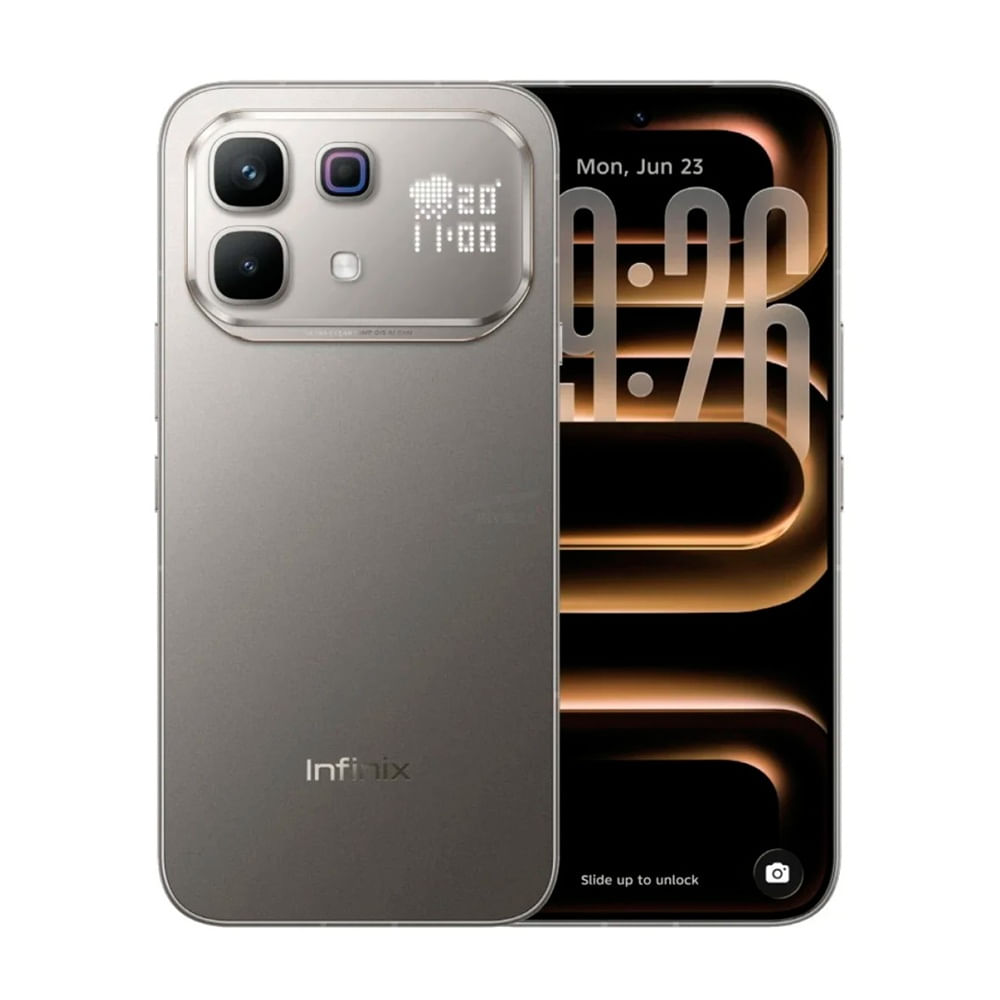 Infinix Note 60 Pro 5G 8Gb Ram Mist Titanium 256Gb Rom con Mica Hidrogel Registrado