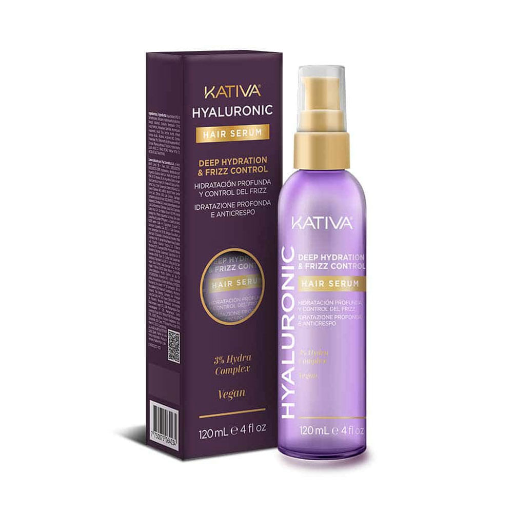 Sérum Capilar Kativa Hyaluronic Hair Hidratación Profunda y Control del Frizz 355 ml