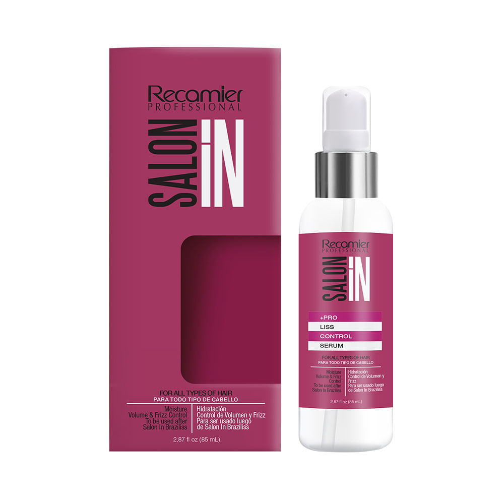 Sérum capilar Recamier Salon In +Pro control de frizz 85 ml