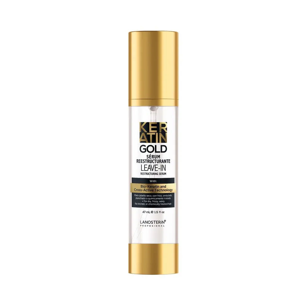 Sérum restructurante capilar Lanosterin Keratin Gold 47 ml