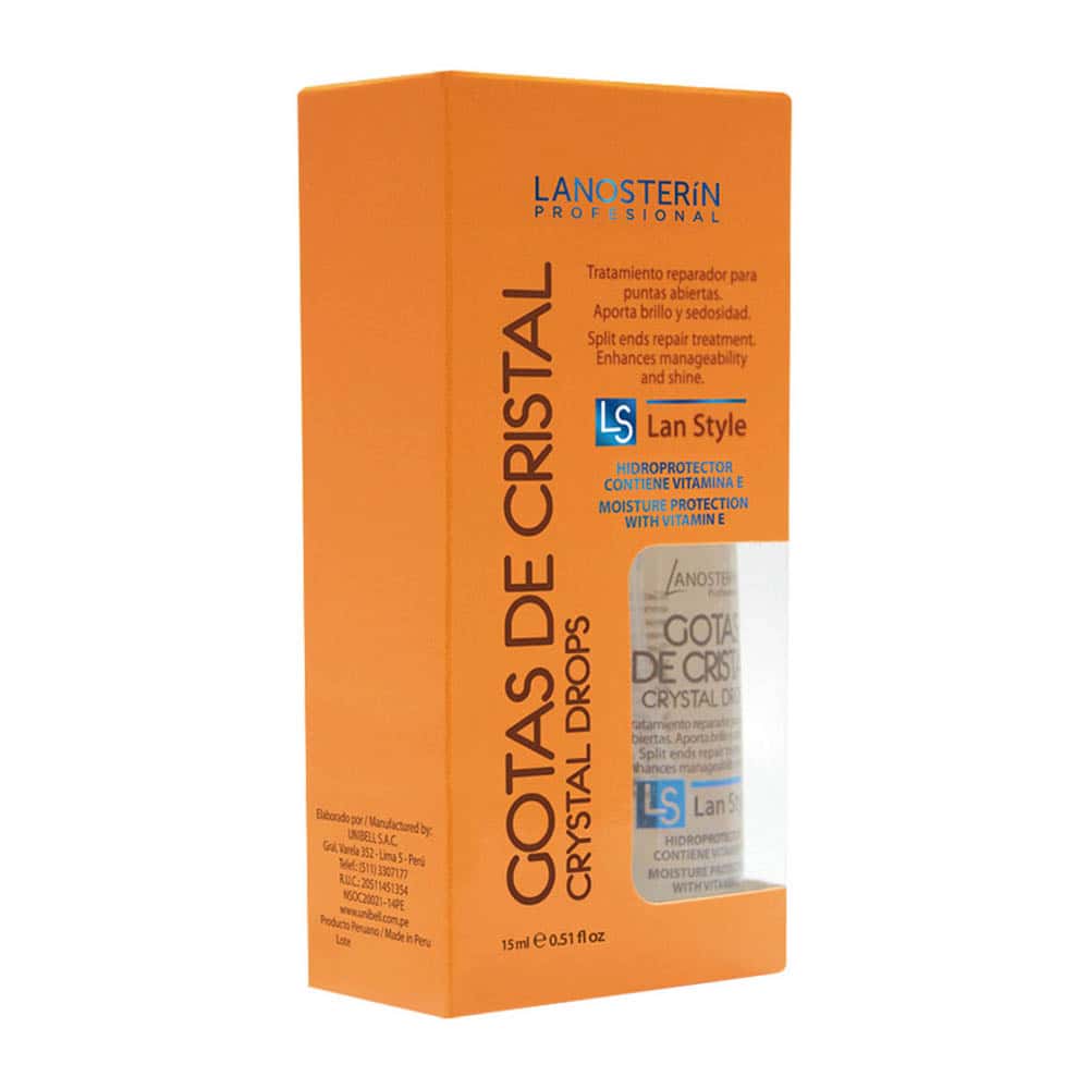 Reparador de puntas Lanosterin Lan Style Gotas de cristal
