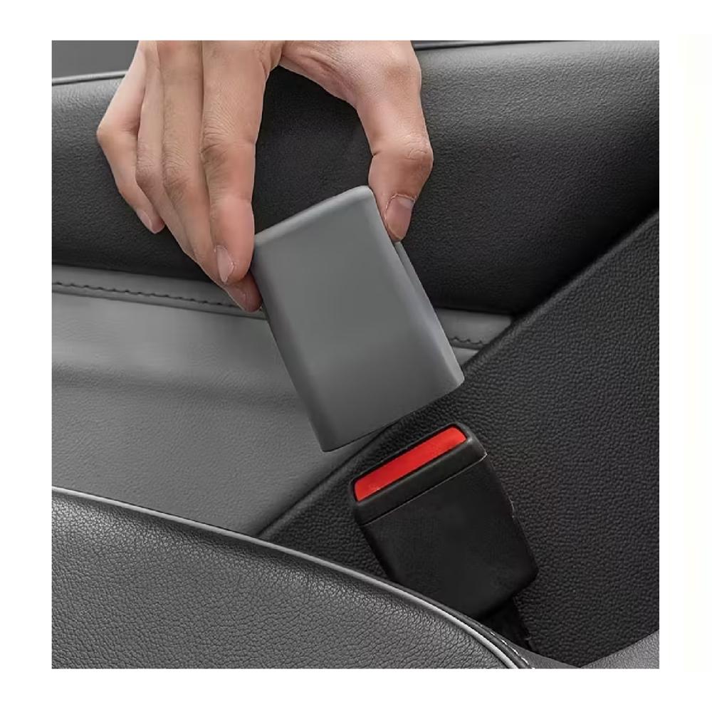 Funda Para Hebilla Del Cinturón De Seguridad Del Coche color Rojo TM