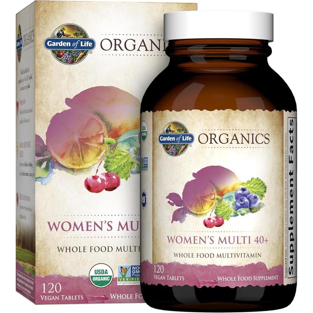 Multivitaminas Garden Of Life 40+ 120 Tabletas