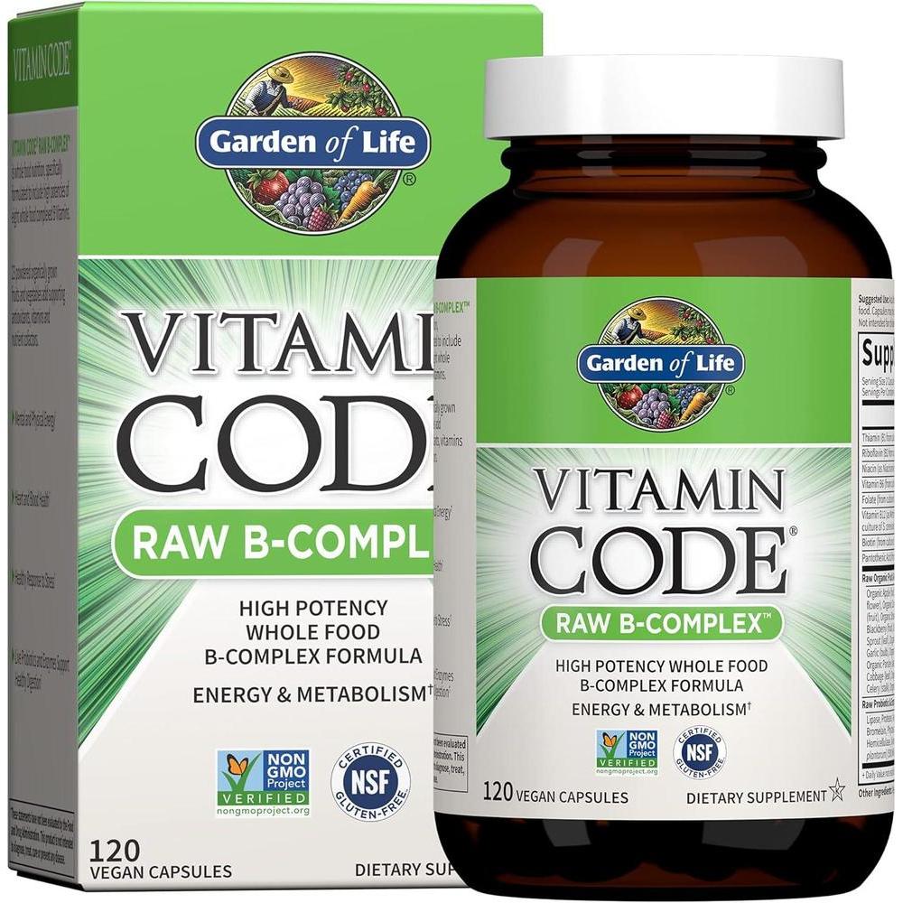 Vitamina B Complejo de alta potencia con probióticos y B12 veganas