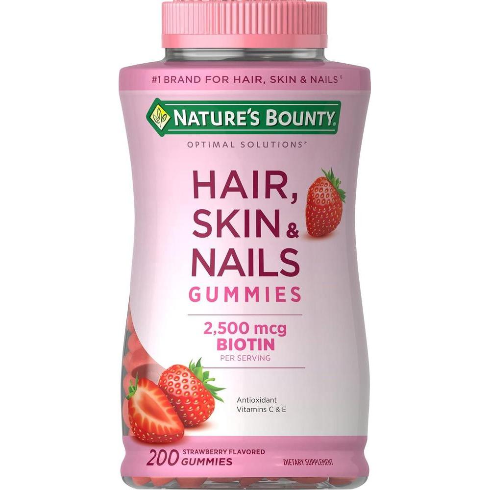 Gomitas con biotina para cabello, piel y uñas