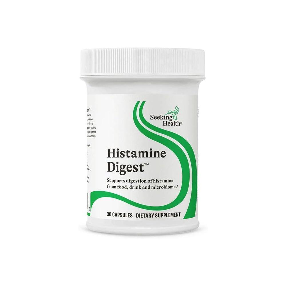 DAO de Seeking Health, enzima para digestión de histamina y malestar estomacal
