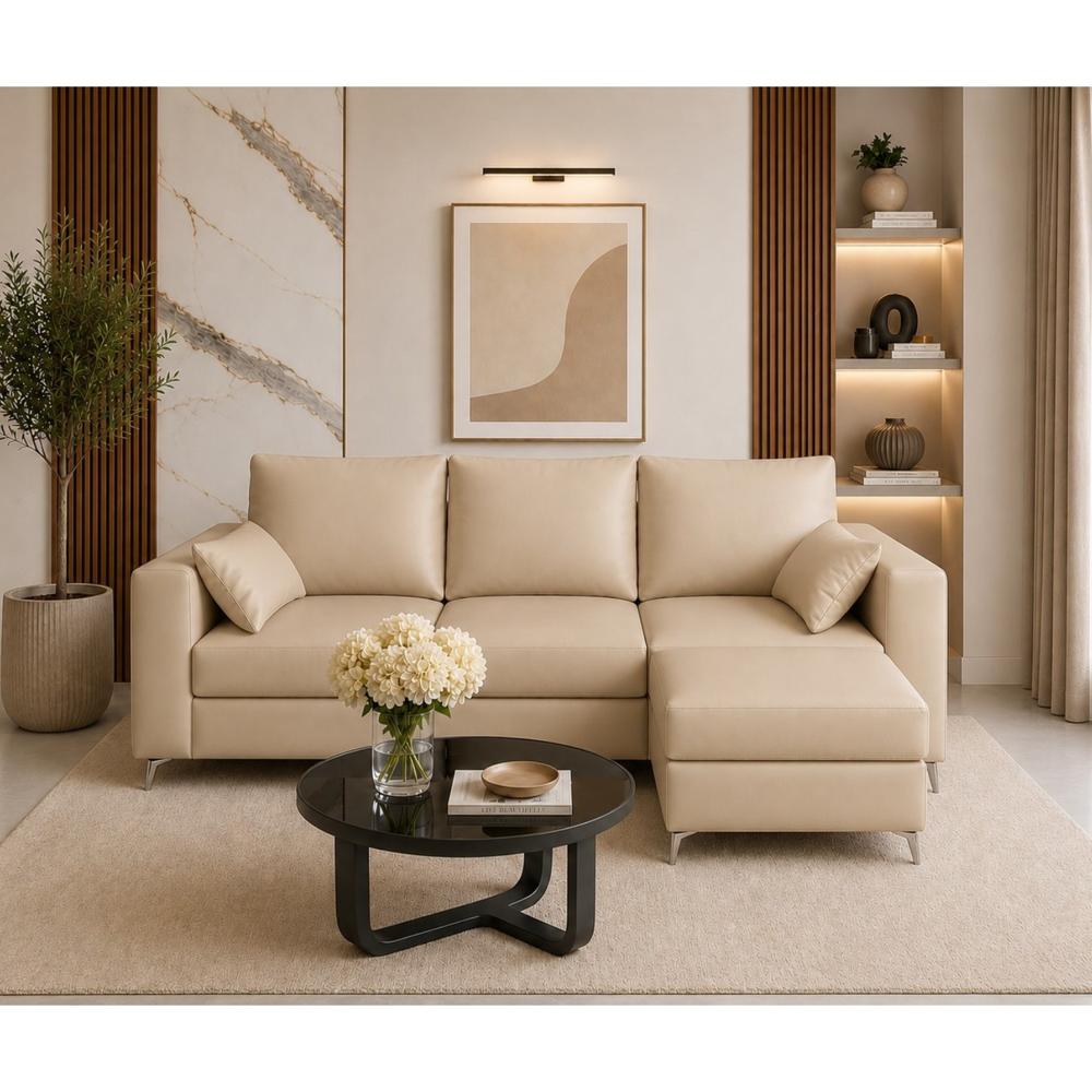 Sofá Wayra Beige Banqueta Multifuncional