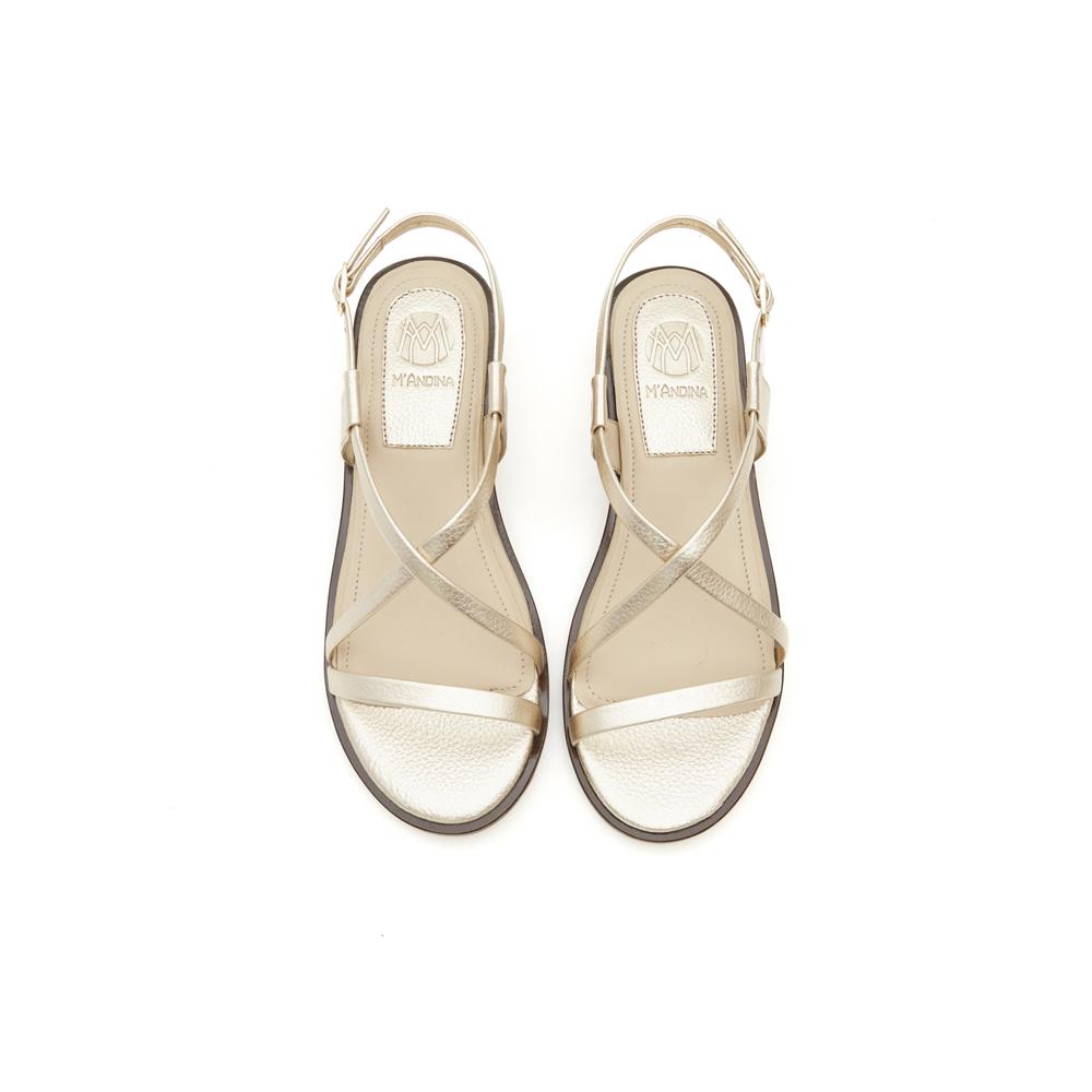 Sandalias Elena dorado
