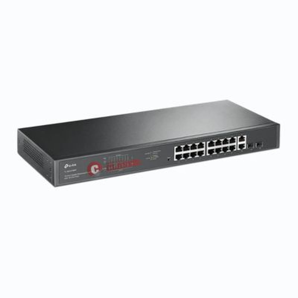SWITCH TP-LINK TL-SG1218MP 16PTS POE GB + 2GB + 2SFP 250W Negro
