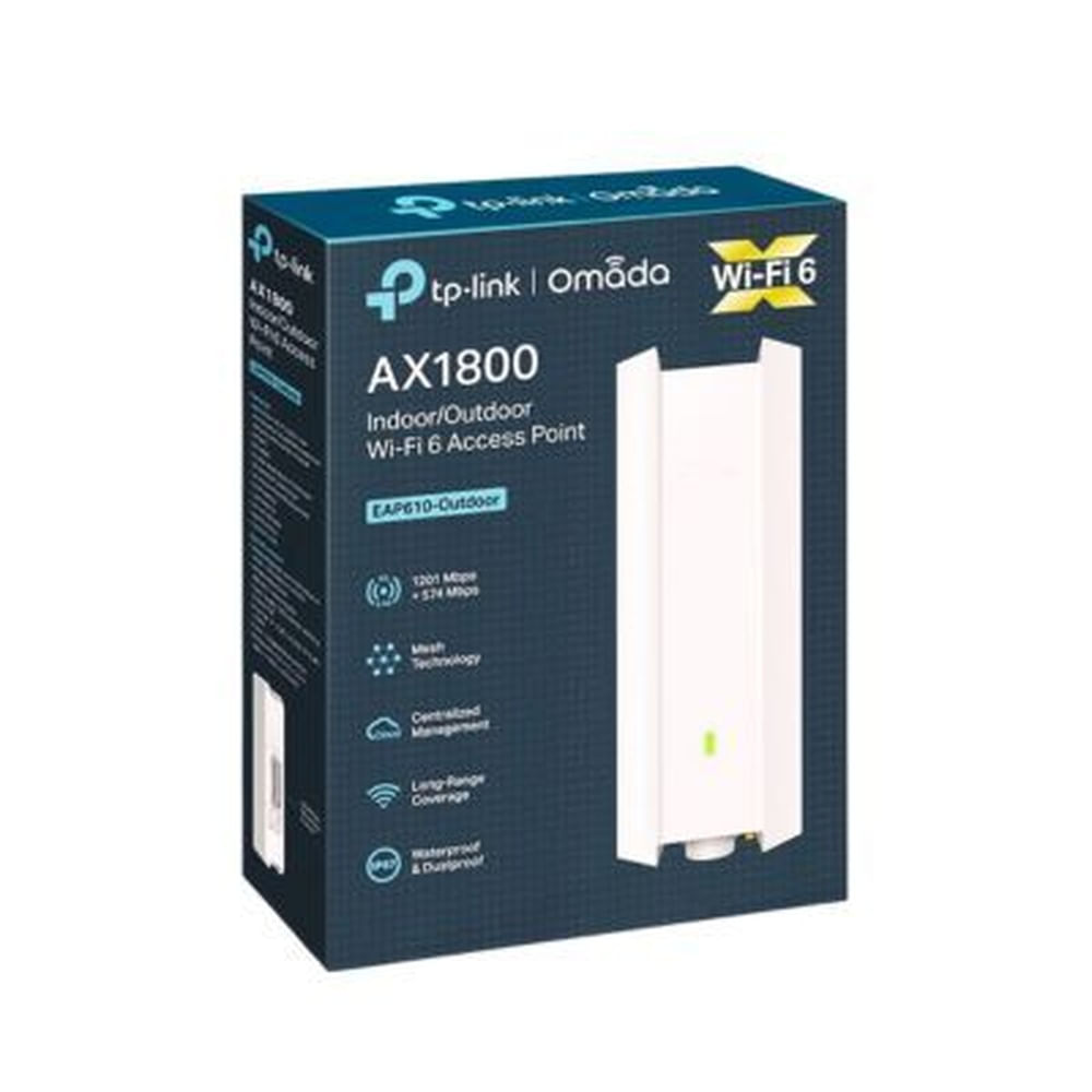 ACCESS POINT TP-LINK EAP610-OUTDOOR AX1800 EXTERIOR Blanco