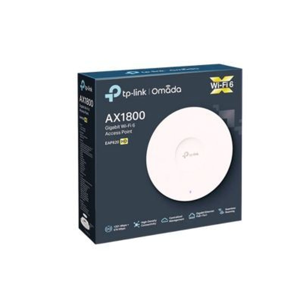 ACCESS POINT TP-LINK EAP620HD AX1800 1PT GIGABIT Blanco