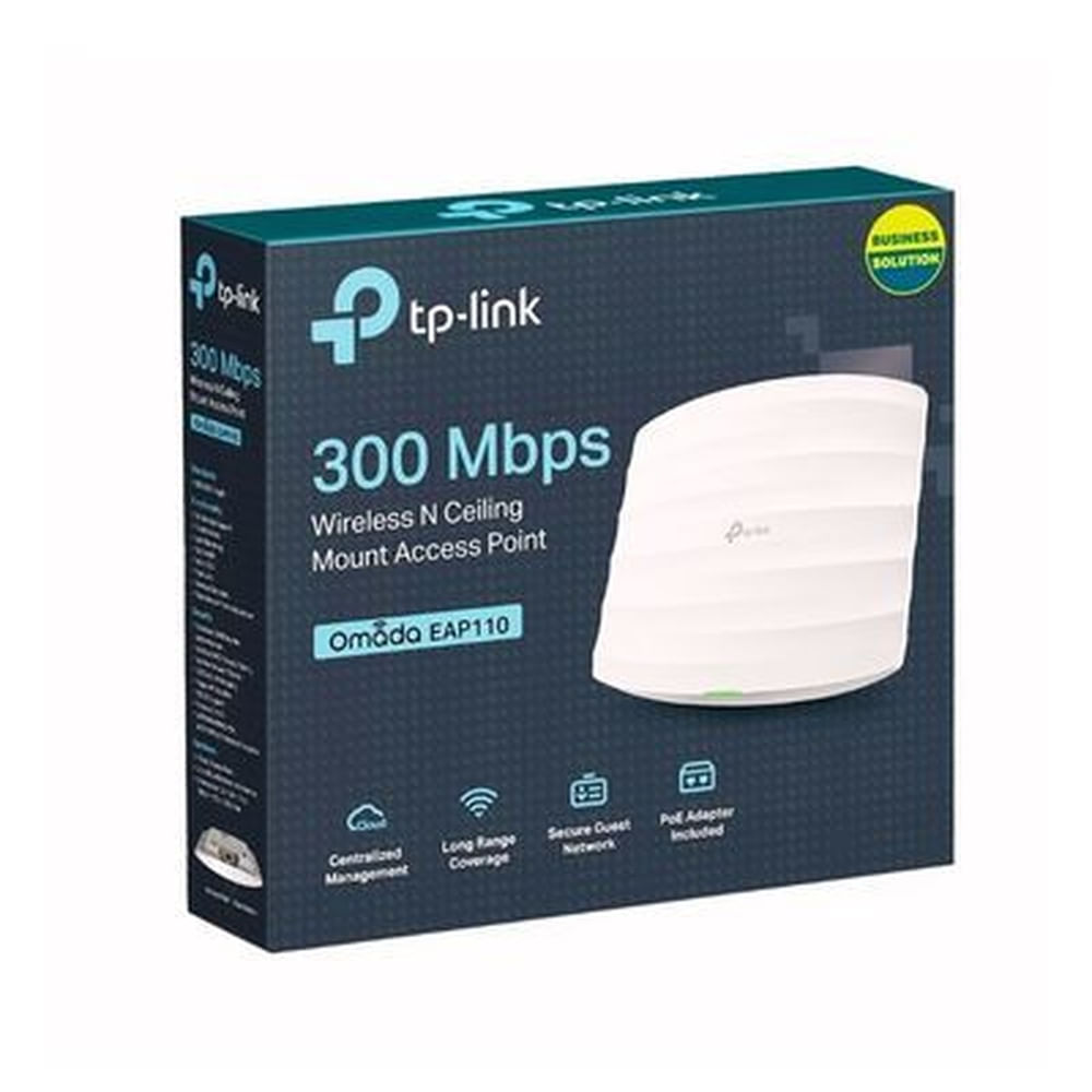 ACCESS POINT TP-LINK EAP110 300MBPS OMNIDIRECCIONAL Blanco