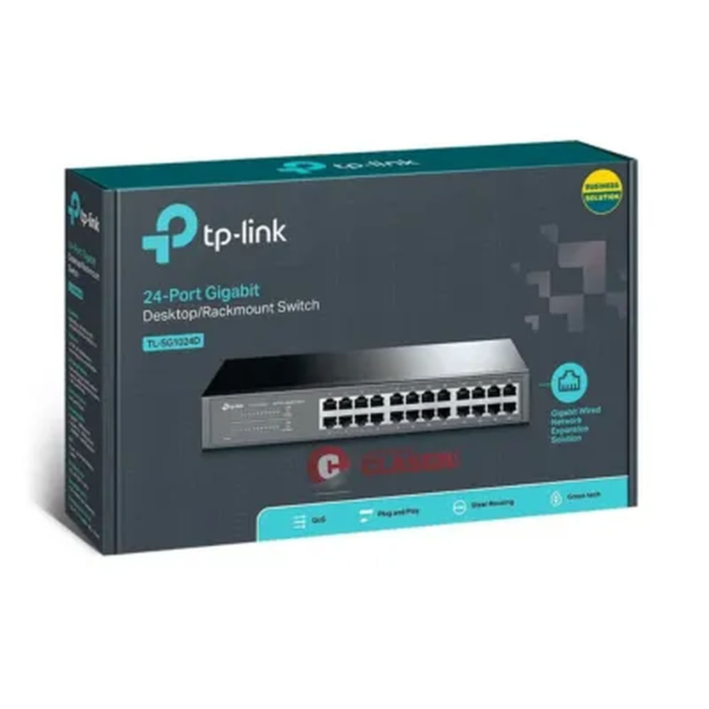 SWITCH TP-LINK TL-SG1024D 24PTS GIGABIT Negro