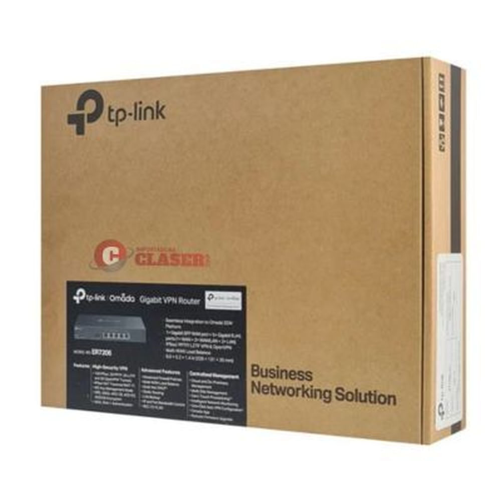 ROUTER BALANCEADOR TP-LINK ER7206 VPN 5PTS GB + 1SFP Negro