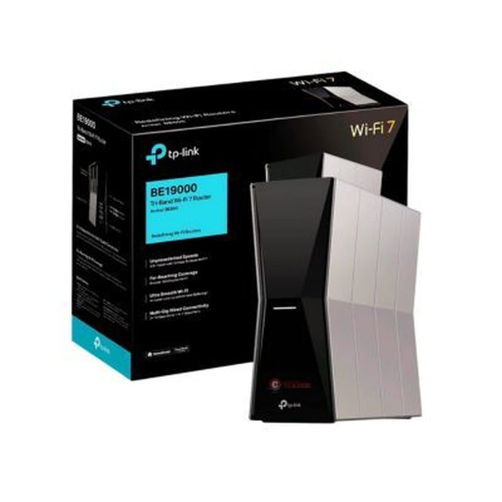 ROUTER TP-LINK ARCHER BE805 BE19000 TRIBANDA WIFI Negro