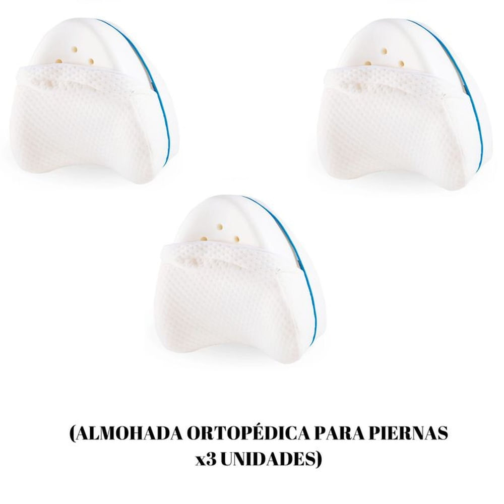 ALMOHADA ORTOPÉDICA PARA PIERNAS x3 unidades