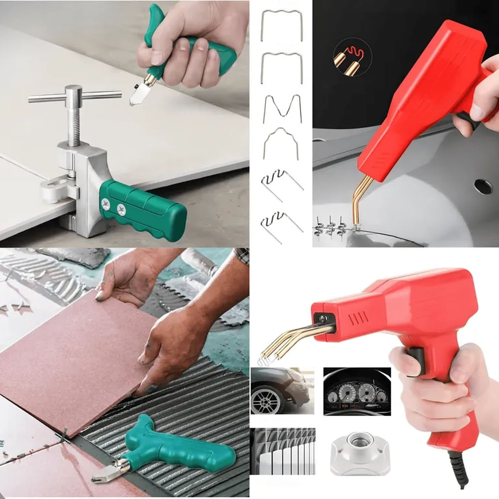 Cortador Vidrio + Soldador Plástico ¡Ideal para Reparar Rojo