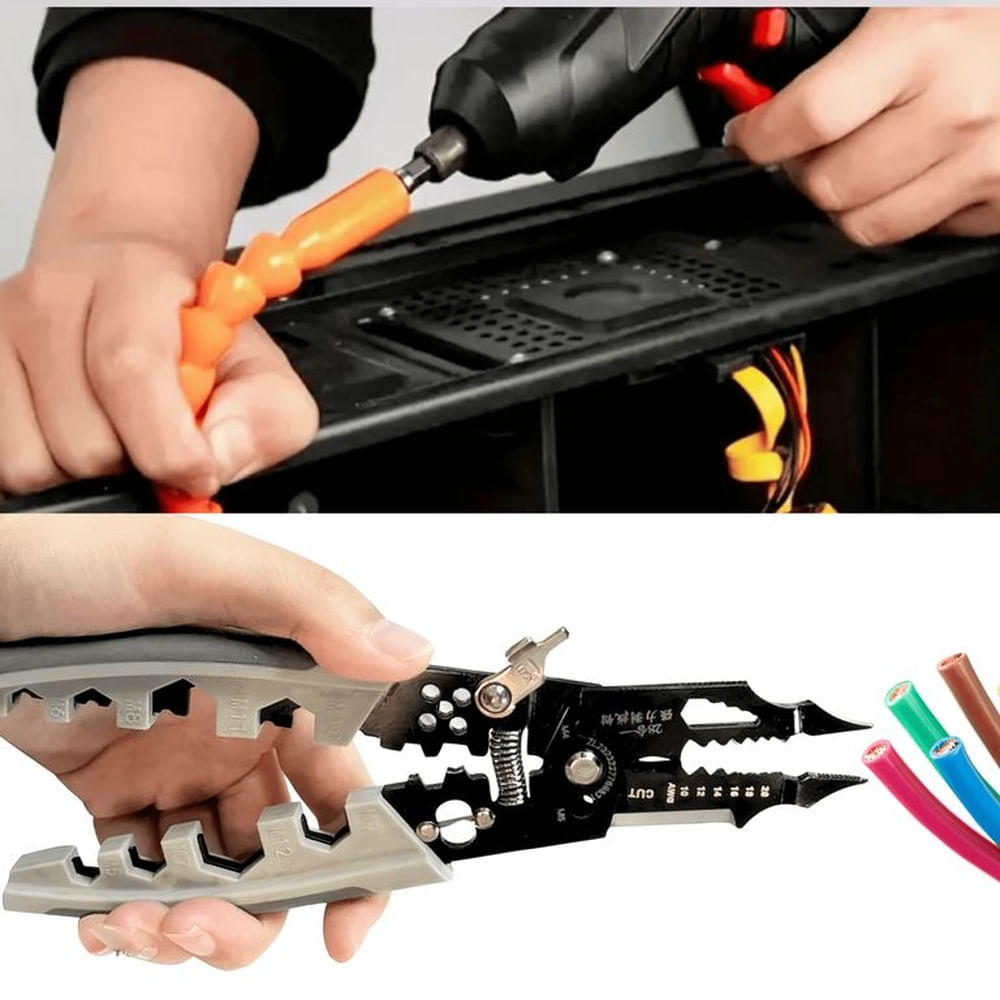 Alicate + Destornillador Eléctrico  Tu Kit Infaltable en Reparaciones