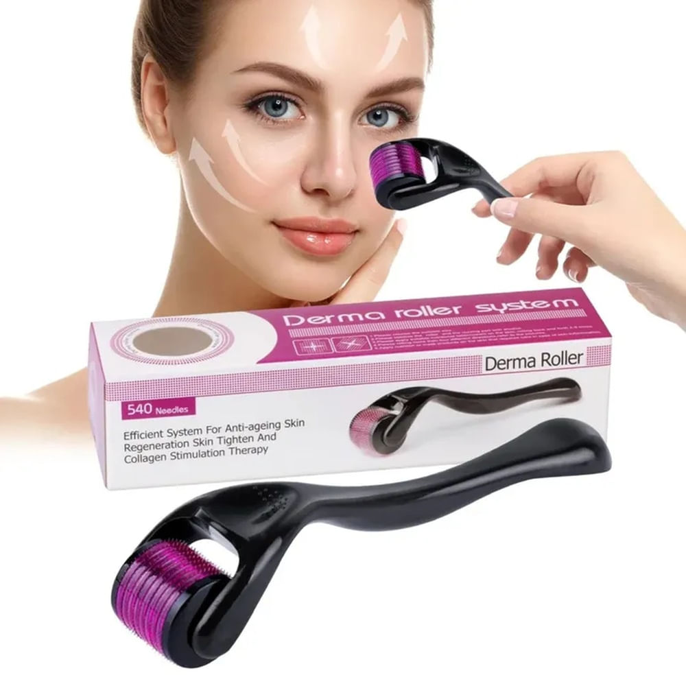 Dermaroller Para la Barba Piel y Cabello