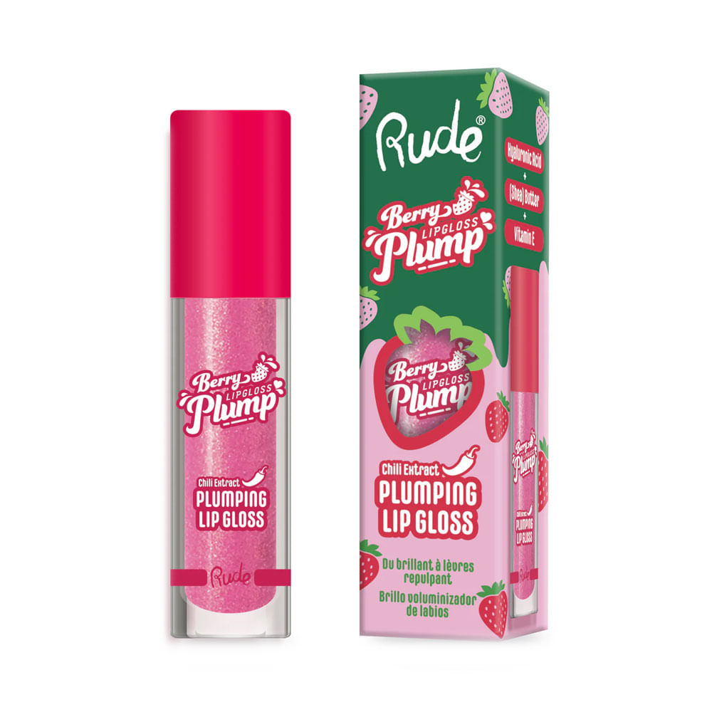 Brillo Labial voluminizador Rude Berry Plump Plumping Lip Gloss Cotton Candy